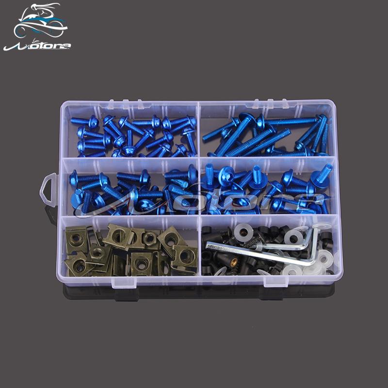 201 PCS Motorcycle Fairing Bolt Screw Nut Clip Kit Bodywork for CBR600RR CBR600 F2 F3 F4 F4I F5 CBR929/954 CBR1000RR