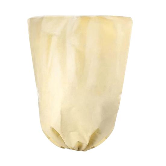 Зимний чехол для растений Дышащий мешочек для защиты от заморозков Многоразовое одеяло от заморозков с молнией и шнурком для уличных горшечных растений, кустарников