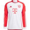 FC Bayern 23/24 Long Sleeve Home Jersey White/Red Men Streetwear IB1482