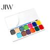 Washable Paint for Toddlers Watercolor Set, Portable Solid Palette, Bright Art Classroom Supplies Colors Pigment Kit, Kids And Beginners