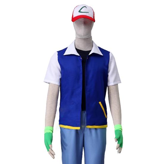 3 шт./компл. аниме-костюм для ролевых игр, куртка, перчатки, шляпа, комплект повседневной одежды, вечеринки, фестивали