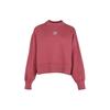 Solid Color Brand Embroidered Logo Print Round Neck Long Sleeve Sweatshirt Women Sweatshirt Pink 534370-25