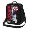 Umbrella Corporation Изолированная сумка для обеда для косплея видеоигр Портативный охладитель Термобокс для еды Ланч-бокс для кемпинга на открытом воздухе
