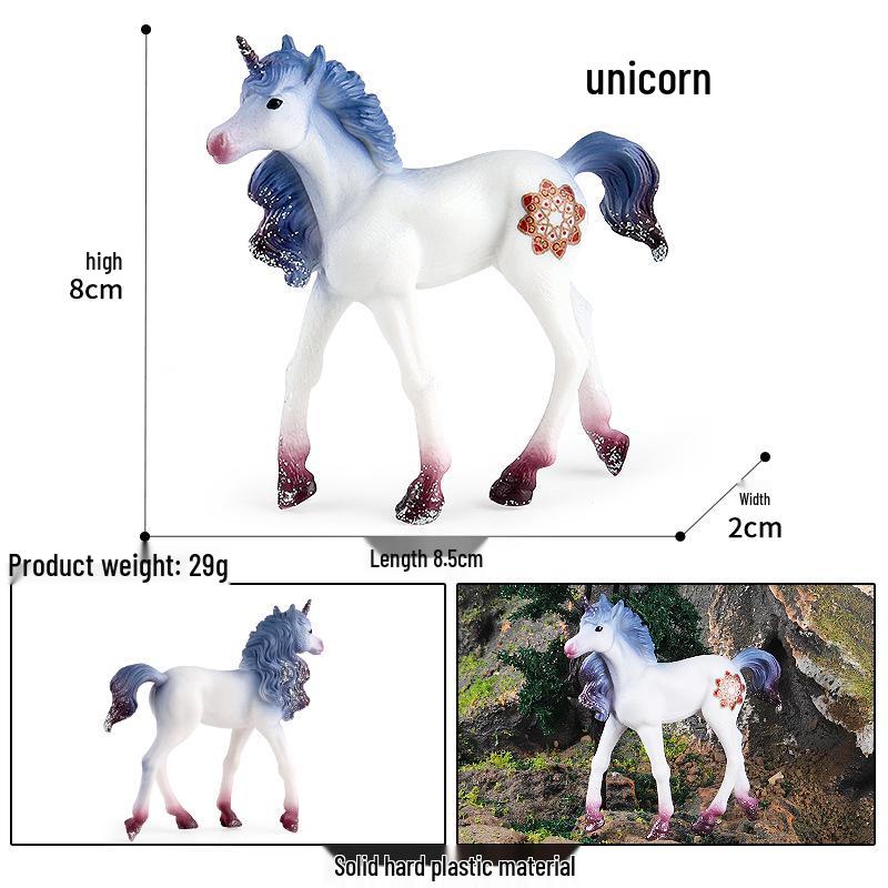 Cross-border Mythical Unicorn Pegasus Toy Model for Kids