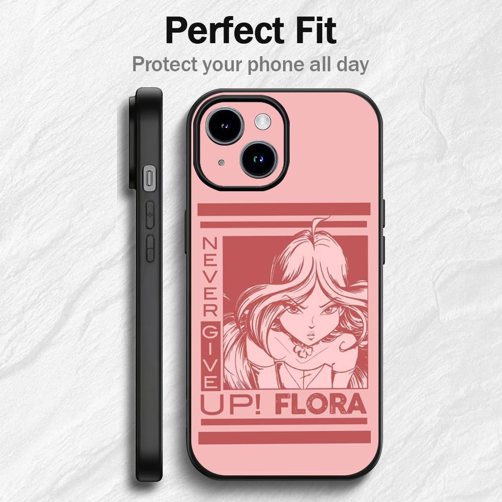 Чехол для телефона Girl W-Winx Clubs аниме Для iPhone 17 16 15 14 13 12 PRO MAX PLUS Mini TPU Мягкий, приятный для кожи чехол