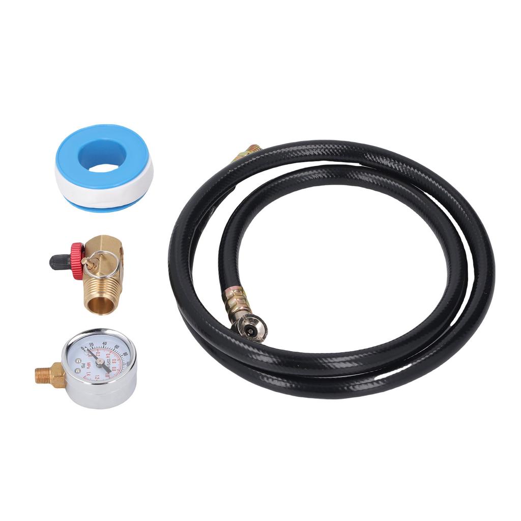 Комплект для ремонта воздушного резервуара 0-200 PSI измеритель давления латунный коллектор шланг воздушного резервуара комплект сборки