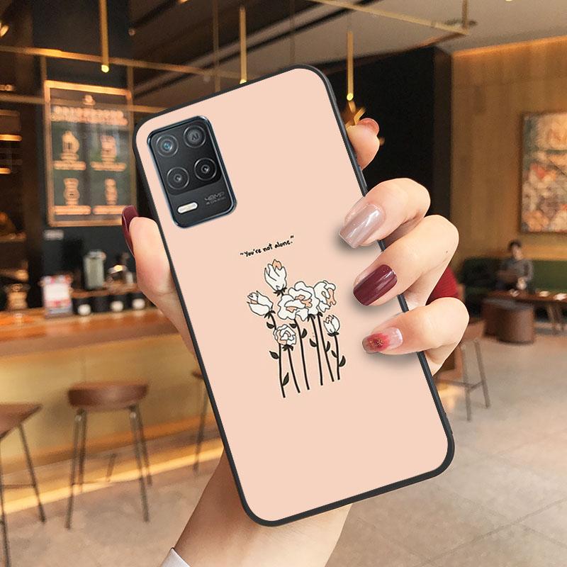 Чехол для телефона с художественным цветочным словом и цитатами для OPPO Realme GT 2 Pro X2 Pro XT C25S 8 7 6 Pro 6i GT Master C3 C21 C21Y C11 X3 SuperZoom