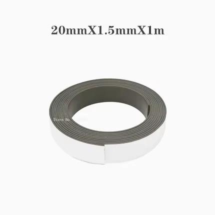 1-10M DIY Сильная Гибкая Магнитная Лента Самоклеящаяся Магнитная Лента Резиновая Магнитная Лента Мягкая Лента-полоска Сильный Клейкий Слой 39,37 дюйма