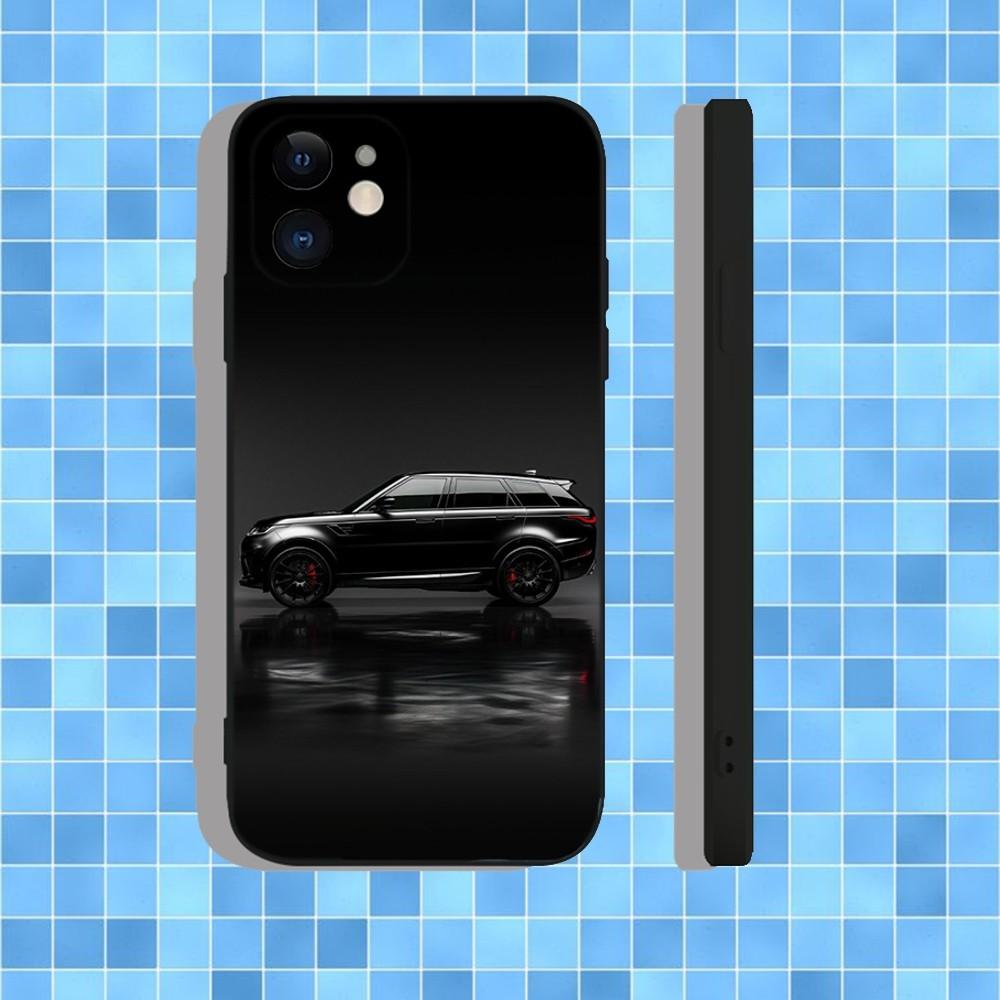 Чехол для телефона Range Roveres Sport R для iPhone 16,15,14,13,12,11,Pro,Max,Plus,X,XS,XR,SE,8,7,Mini, Мягкий силиконовый черный чехол