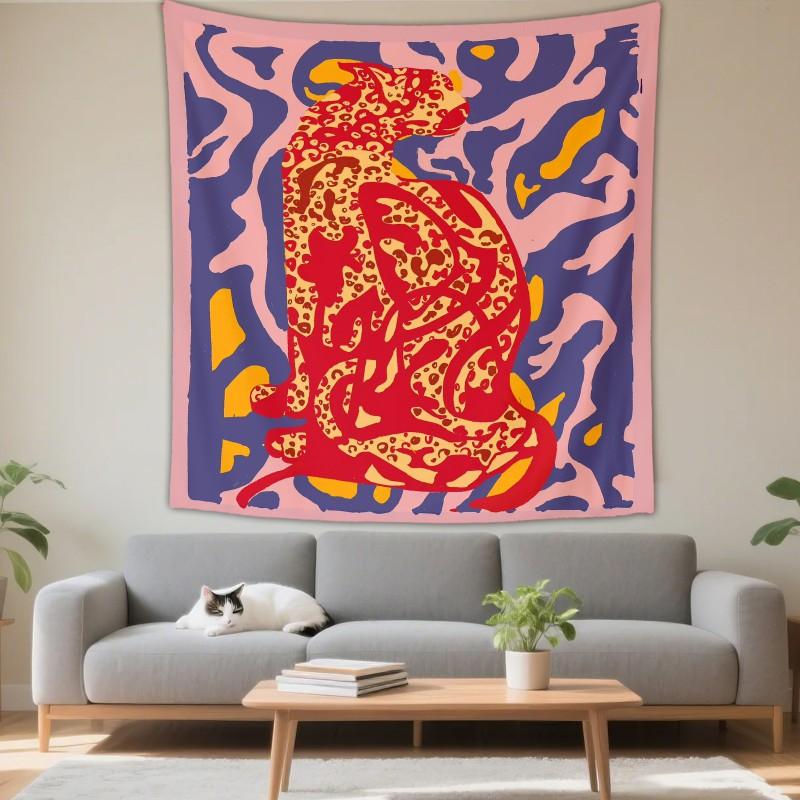 Boho Style Mandala Elephant Tapestry Wall Hanging Living Room Bedroom Decor