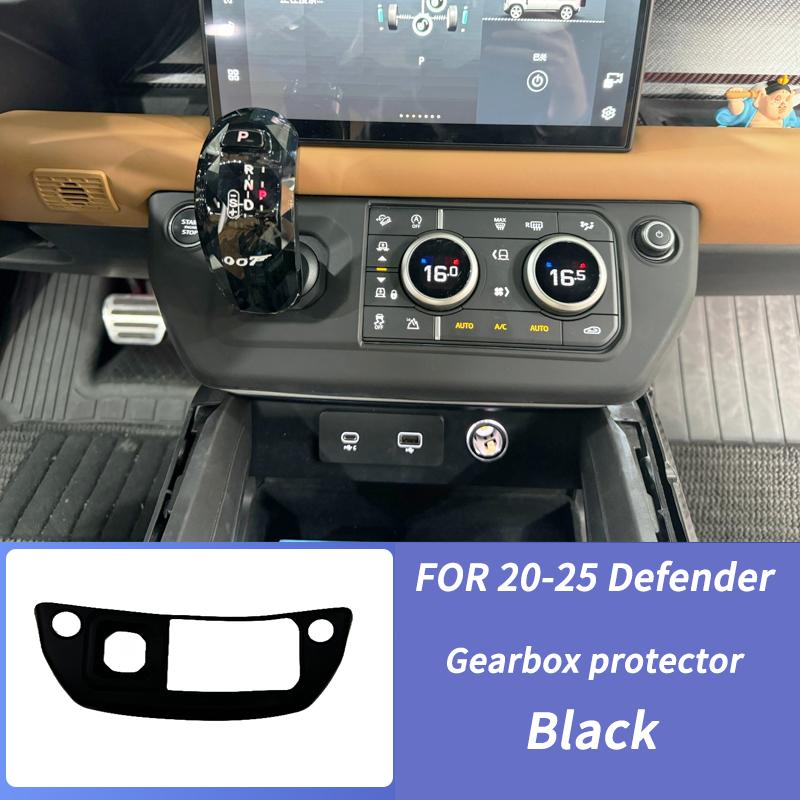 Для Land Rover Defender 90 110 130 20-25 Рамка-чехол для режима кондиционера и переключения передач на центральной консоли Защитная накладка Автоаксессуары