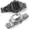 Для Casio G-Shock GX-56 GXW-56BB Комплект для модификации Корпус из нержавеющей стали Ремешок для часов GX56 Цельнометаллический Безель для часов Замена ремешка
