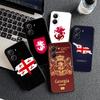 Мягкий чехол для телефона с флагом-паспортом Грузии для Xiaomi Poco X5 X6 X7 X8 Pro Max X3 F7 F8 Ultra M8 M7 M6 M5 Redmi 15 15C 14C 13C 12C X4