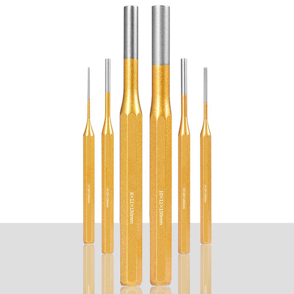 1pc Brass Punch 150mm Roll Pin Punch Tool Remover Heavy Duty Chisel Cone Punch For Machinery Maintenance 2/3/4/5/6/8/10mm