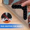 Carpet Anti Slip Sticker- Anti Curling Carpet Tape Non-Slip Area Keeps Your Rug In Place and Makes Corners Flat for Corners