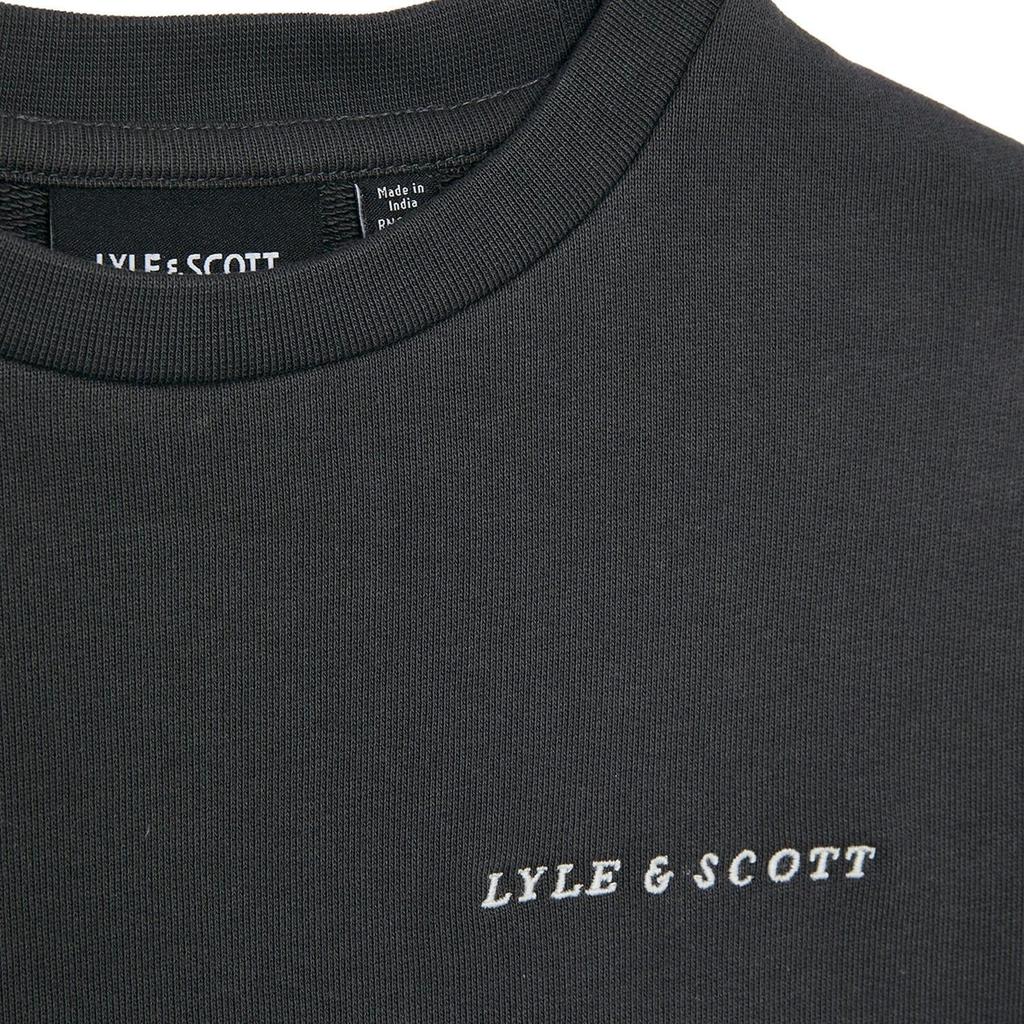 Lyle & Scott Childrens/Kids Script Crew Neck Sweatshirt
