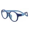 Круглая оправа, полностью ободковая, небесно-голубая, модные детские очки Smartbuy Kids Rhi K7a