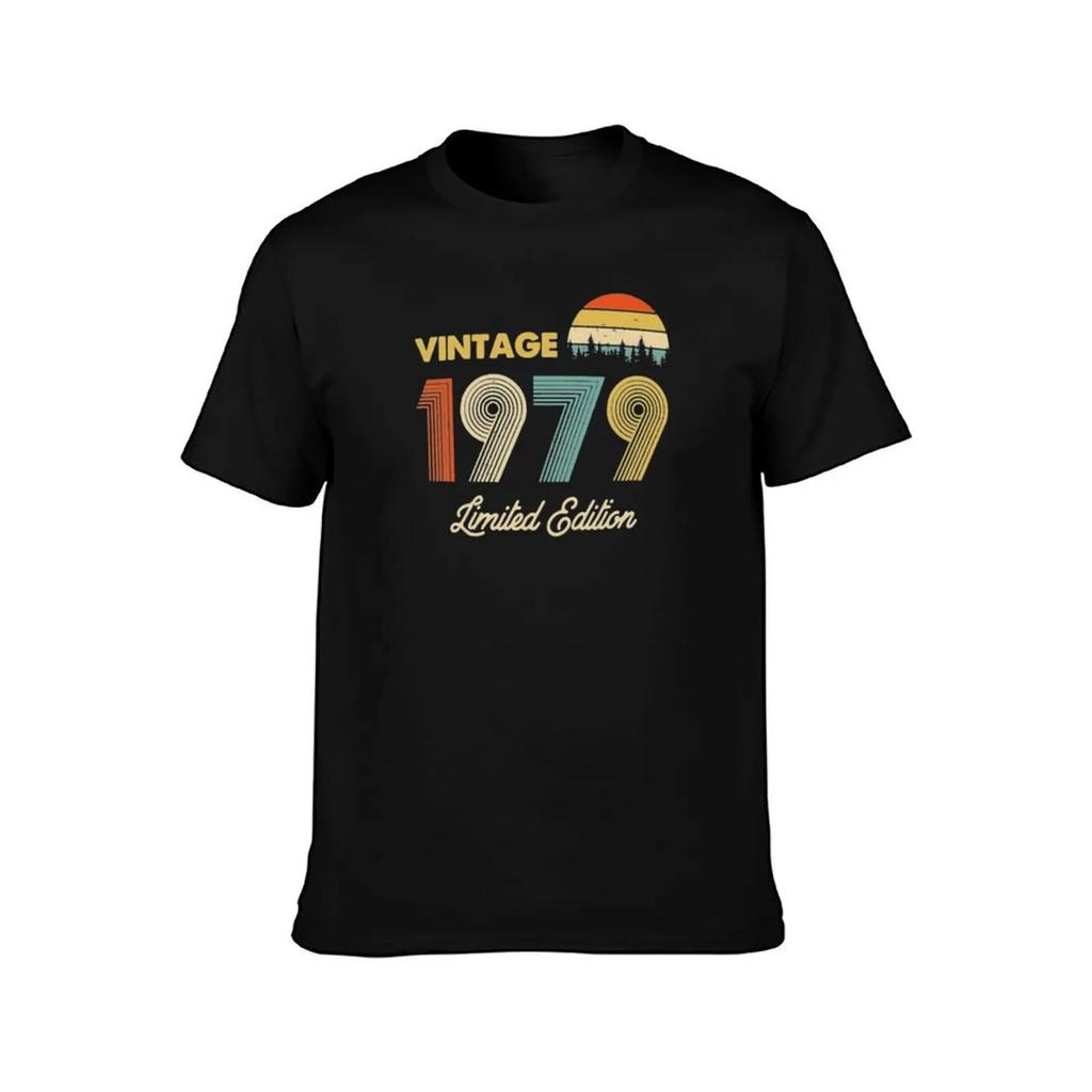 Сделано в 1979 году Винтажная футболка на день рождения 1979 года Эстетичная одежда мешковатые рубашки графические футболки фигурки аниме мужские футболки