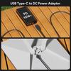 2/3/5M Различные длины USB Type C на DC5521 Кабель-адаптер питания для спутникового Водонепроницаемый Портативный кабель-адаптер питания