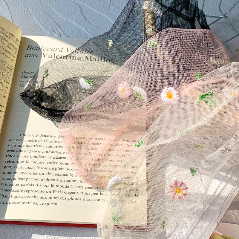 1 пара средних цилиндрических корейских носков Fairyism Mesh Daisy, ультратонкие носки с впитывающим пот ворсом