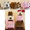 Creative Square Capybara Plush Pillow Soft And Cozy Decorative Toy For Sofa