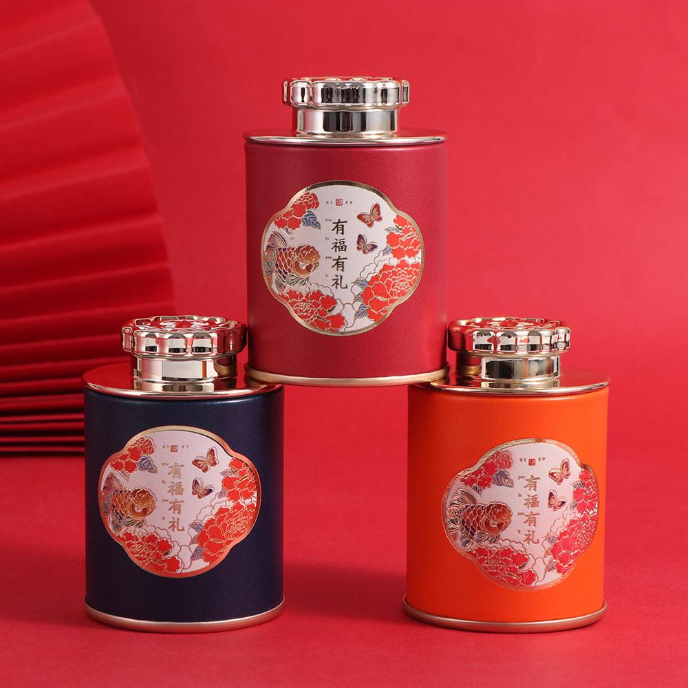 Бумажная пустая жестяная банка для чая, портативная банка для хранения, банка для хранения, чайная банка, зеленый черный чай