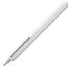 Lamy Dialog Piano White Fountain Pen Patented Capless Fountain Pen with 14K Gold Nib and Partial Platinum Wide Includes LAMY T10 Blue Ink Cartridge -
