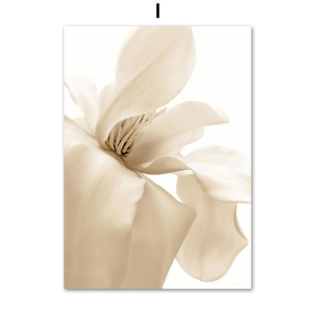 Скандинавский бежевый цветок одуванчика, растение, перо, холст, картина, настенная живопись, природа, художественные постеры, принты, фотографии для гостиной, домашний декор