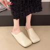 Женская мода квадратный носок дизайнерские женские тапочки без застежек удобные повседневные неглубокие носки благородные женские прогулочные туфли