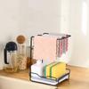 Black/White Dishcloth Storage Rack Wall Mounted Drying Drain Rack Sponge Drainage Rack  Bathroom