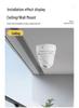 Universal Waterproof Aluminum Cable Entry Box and Ceiling-Mounted Dome Camera Bracket
