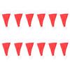 20Pcs Mini Santa Hat Christmas Tableware Covers Material Bright Decoration Gift Favor Tableware Cover