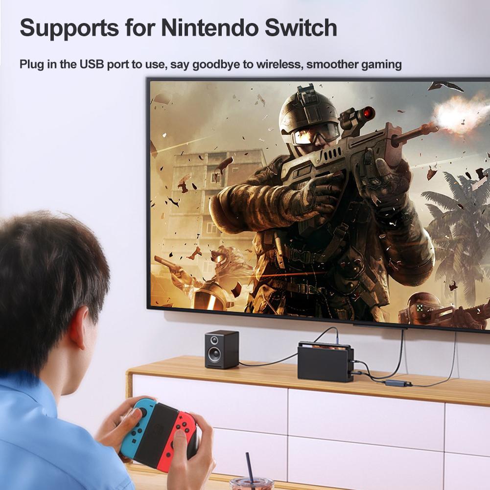 Адаптер Ethernet USB Type C 1000/100 Мбит/с USB к RJ45 Lan для Xiaomi Mi Box Nintendo Switch Сетевая карта Ноутбук ПК Windows