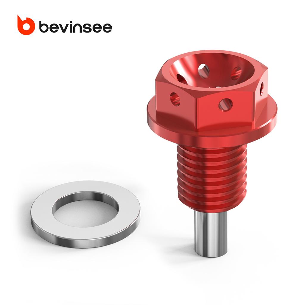 M12x1.5 Magnetic Oil Sump Drain Plug for BMW E46 E90 E39 E36 E60 E34 E92 E93 E30 E24 F10 F30 F36 Z3 Z4 X3 E83 X5 E70, for MINI