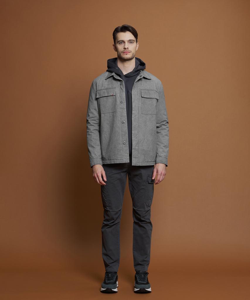 Panicale Grey Washed Cotton Jumper
