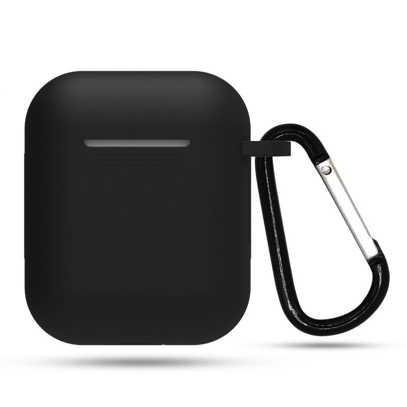Чехол для Apple Airpods 1/2, силиконовый защитный чехол для беспроводной Bluetooth-гарнитуры с крючком