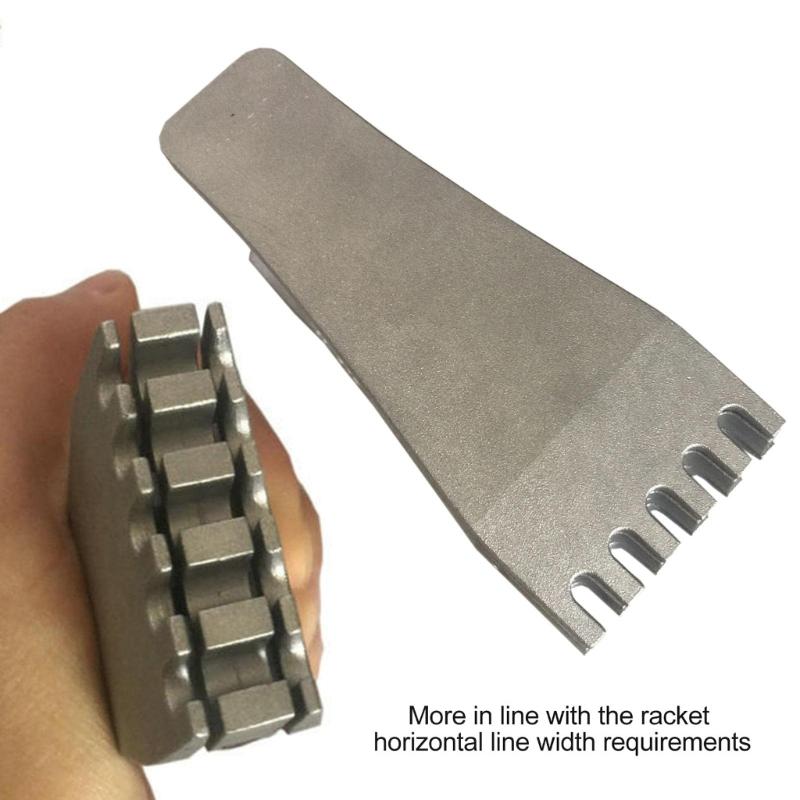 Accurate Badminton String Clamps Tool Adjustable Tightness Control Durable Zincs Alloys Sports Accessory