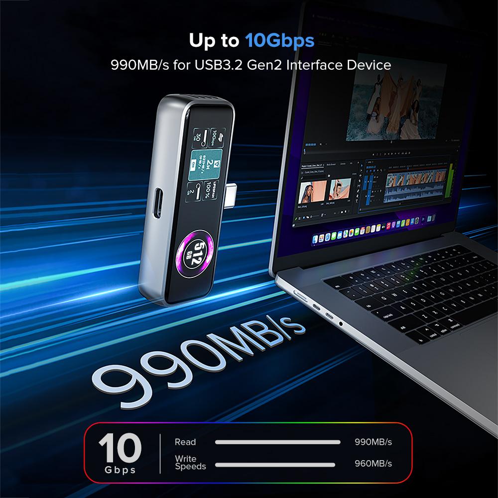 ZIKE Z1214 140 Вт GaN PD3.1 USB-C Адаптер питания