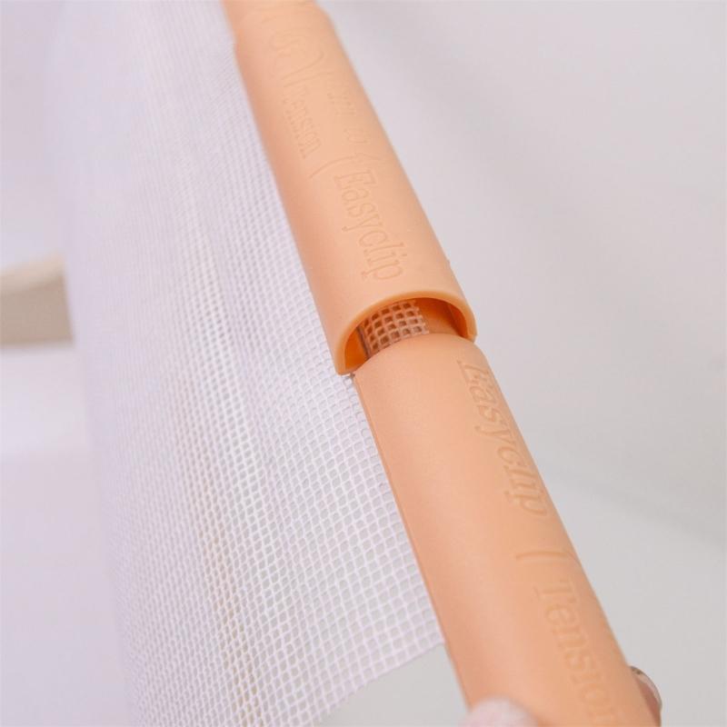 Портативная рама для вышивания с пластиковым и металлическим зажимом для ткани, регулируемый зажим для вышивания на раме для рукоделия