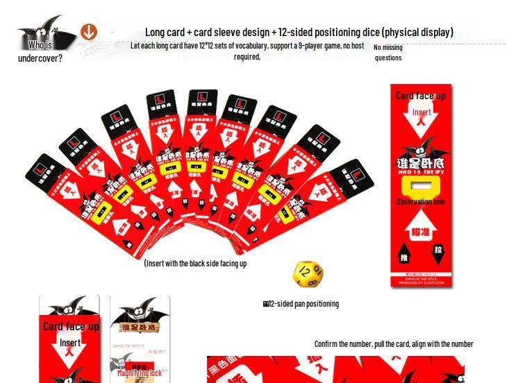 Хороший вид Город Под прикрытием Делюкс: Набор карточных игр для вечеринки