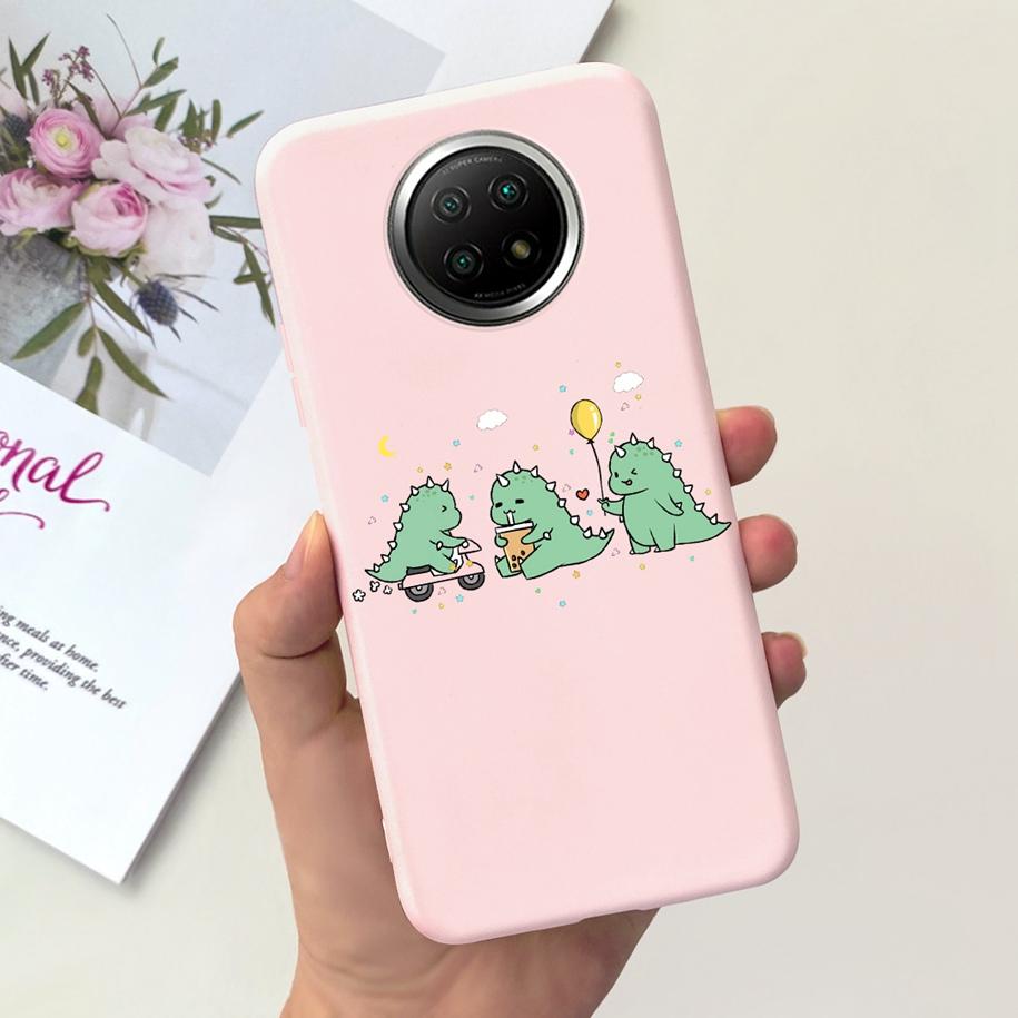 For Xiaomi Redmi Note 9T Note 9 5G Case Fashion Flower Shockproof Silicone Soft Matte Phone Cover For Xiomi Redmi Note 9T Fundas