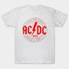 Vintage ACDC 1975 T-ShirtHip Hop Unisex Crew Neck Top Short Sleeve T Shirt Gothic High Street Casual Prints Suitable