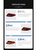 Светодиодные дневные ходовые огни и динамические задние фонари для Volkswagen Golf 7 2013-2020