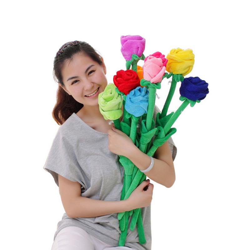 30 см плюшевая игрушка подсолнух имитация подсолнуха цветок на окно плюшевый цветок украшение плюшевая роза