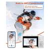 5K Digital Camera Autofoucs WiFi Vlog Camera with 180° Flip Screen, Compact P  ography Camera for Beginner, Teens B