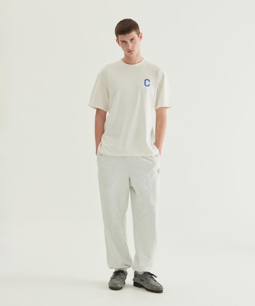 COVERNAT Cool Cotton C Logo T-Shirt Charcoal