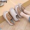 Women's Shoes Breathable Versatile Casual Spring and Autumn New Style Shoes Light Soft Sole Lazy One-step Women's Single Shoes