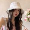 Летняя шляпа рыбака с большими полями, милая женская шляпа от солнца, солнцезащитный крем на шнуровке, кепки от солнца, весна