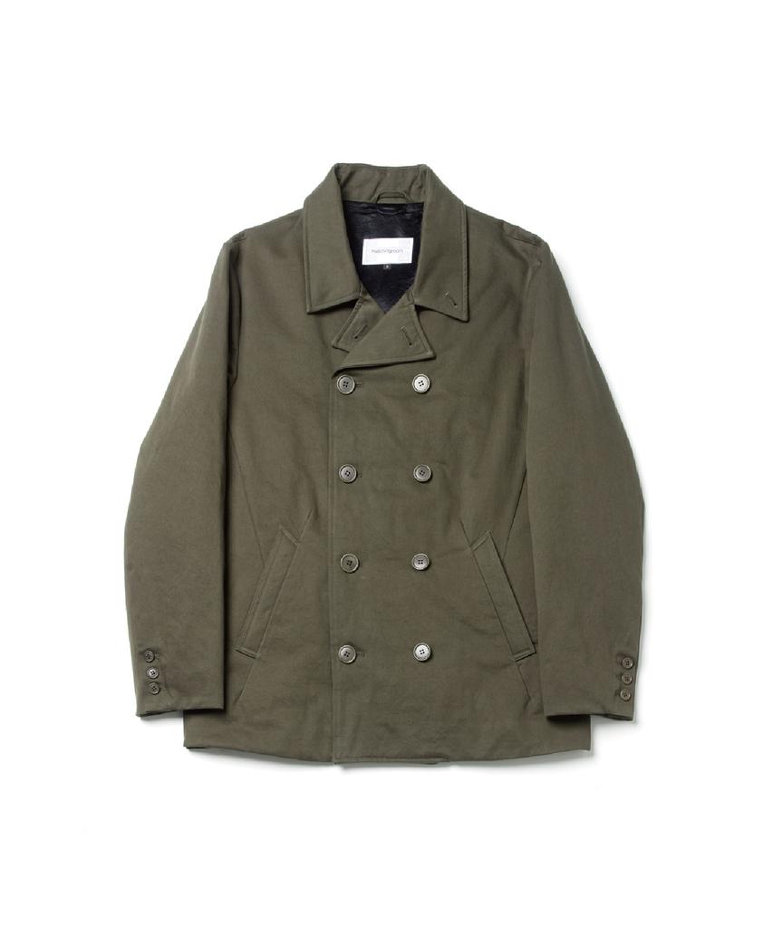 HATCHINGROOM Pea Coat Khaki