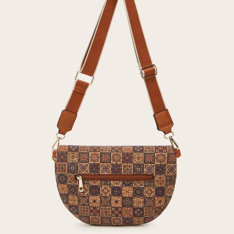 Niche Design Sense Printed Crossbody Bag Модная женская нагрудная сумка через плечо на одно плечо